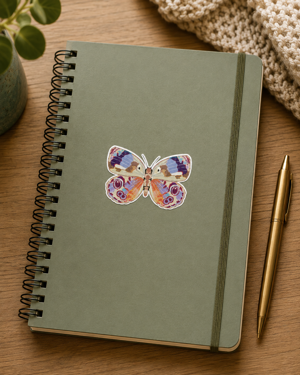 Eunica Amelia Butterfly Sticker – Artist-Designed Vinyl Sticker