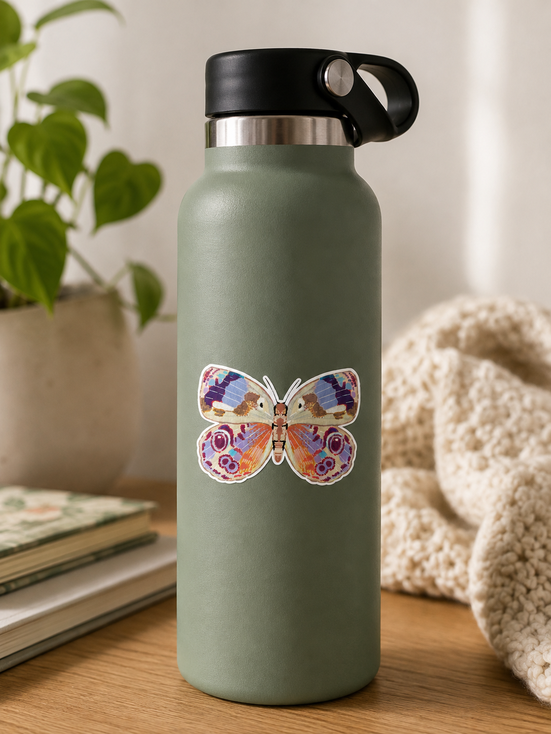 Eunica Amelia Butterfly Sticker – Artist-Designed Vinyl Sticker