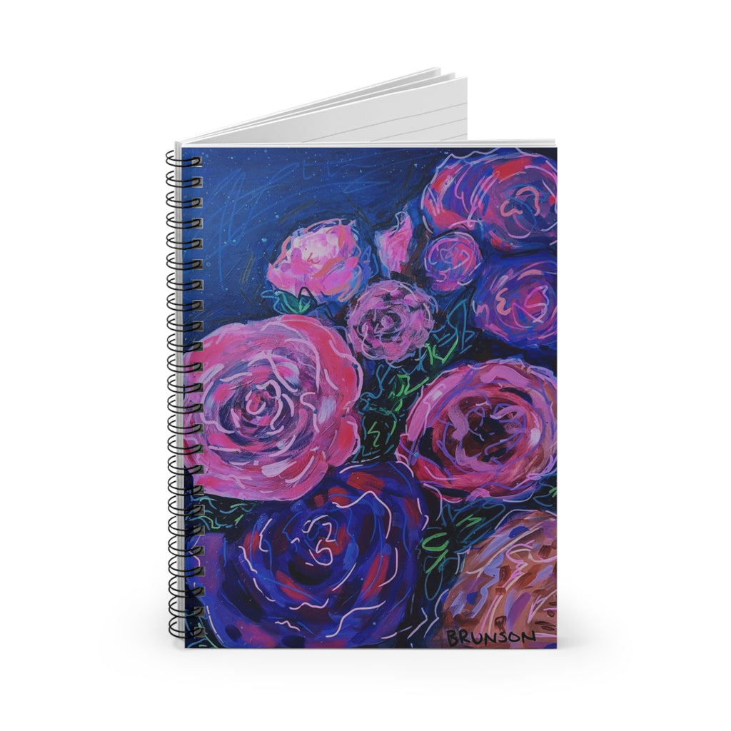 Midnight Roses Notebook