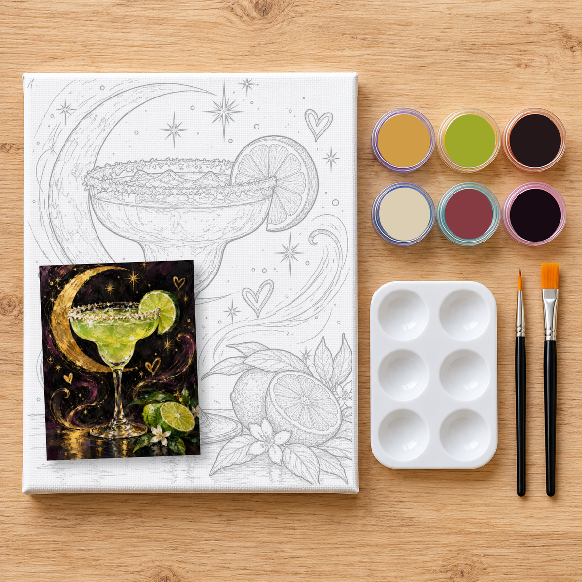 "Midnight Marg" DIY Painting Art Kit