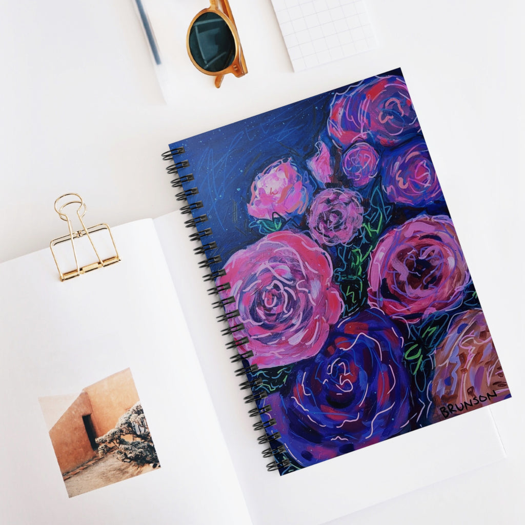 Midnight Roses Notebook