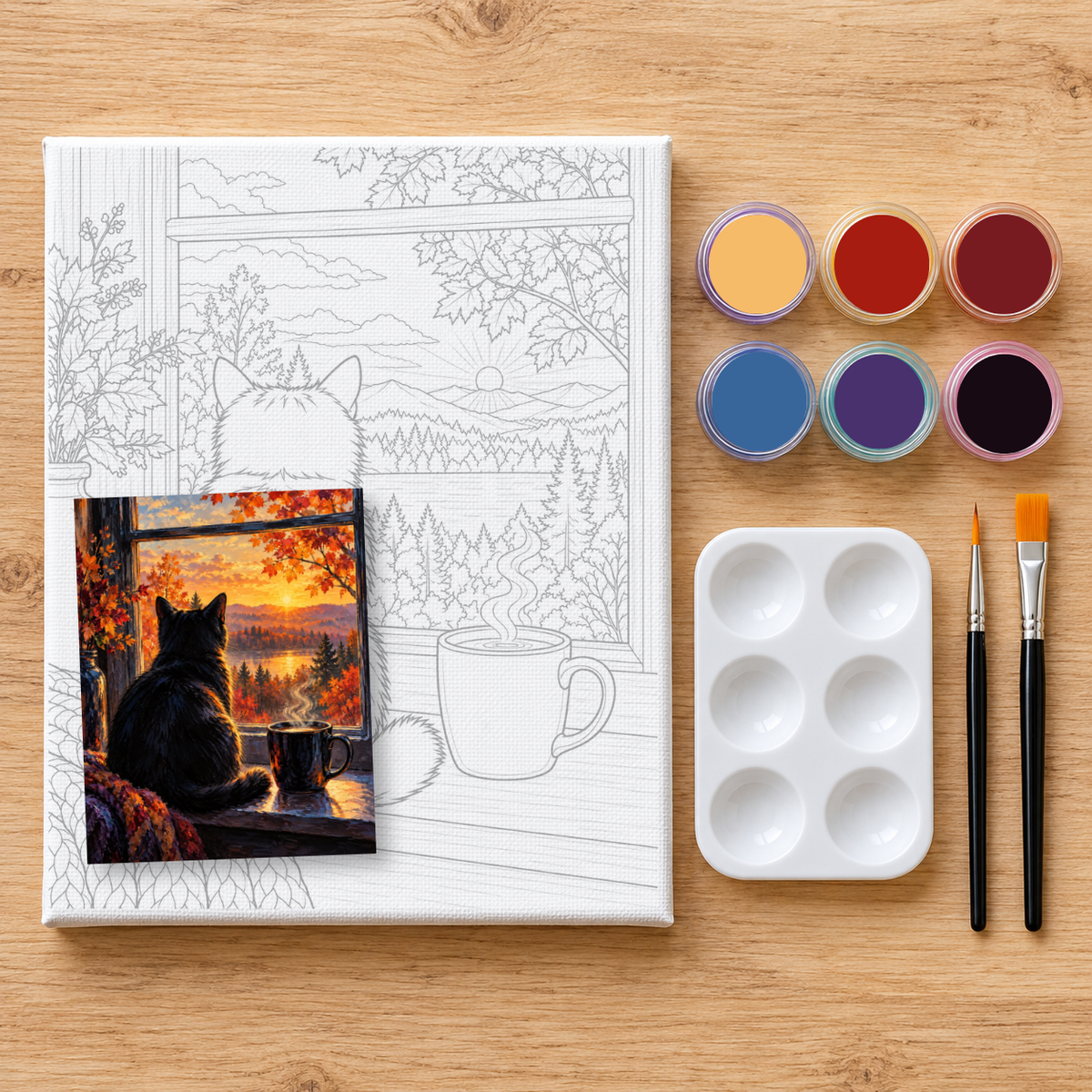"Good Morning" DIY Painting Art Kit