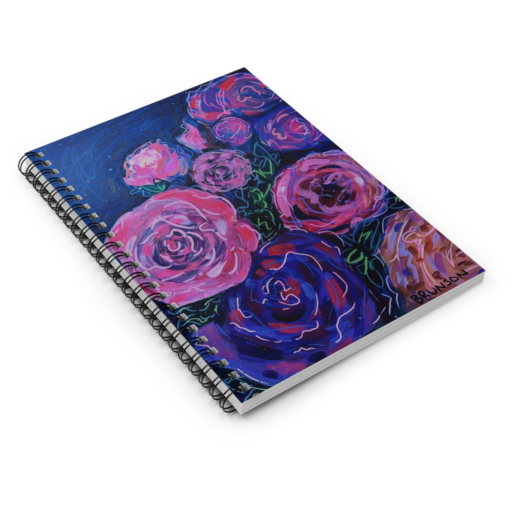 Midnight Roses Notebook