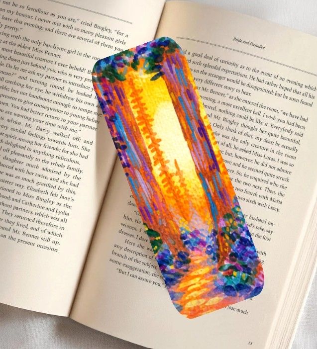 Forest Trail Fine Art Bookmark 2x6"