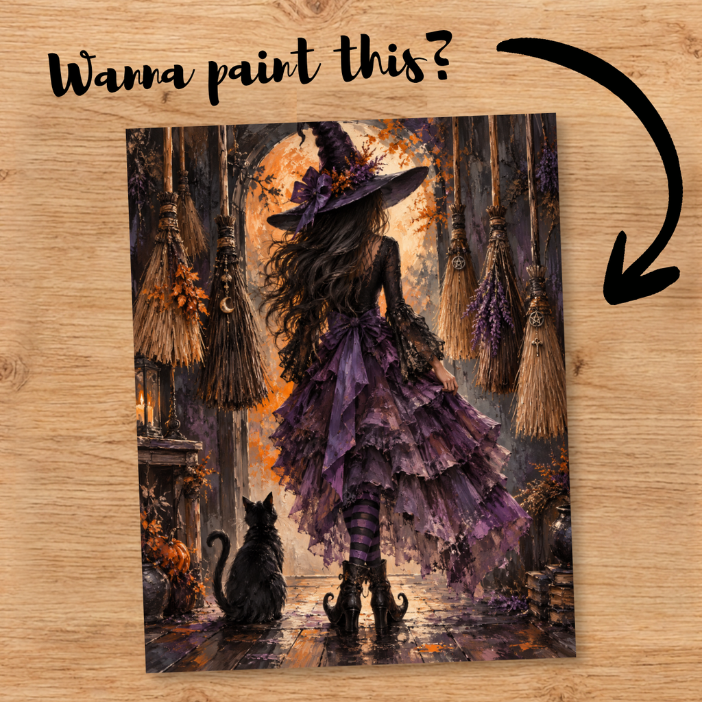 "Witchy Girl" DIY Painting Art Kit