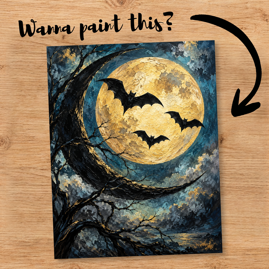 "A Lil Batty" DIY Painting Art Kit