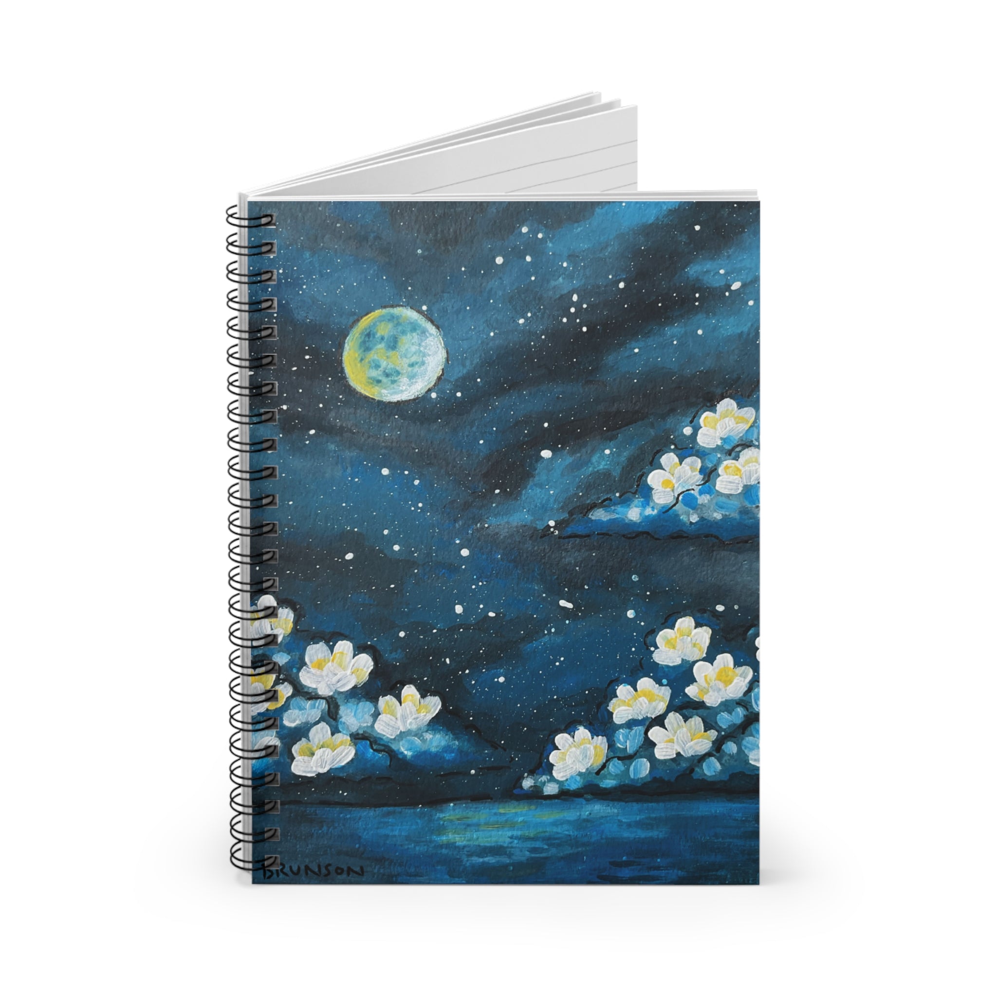 Lunar Blossoms Notebook