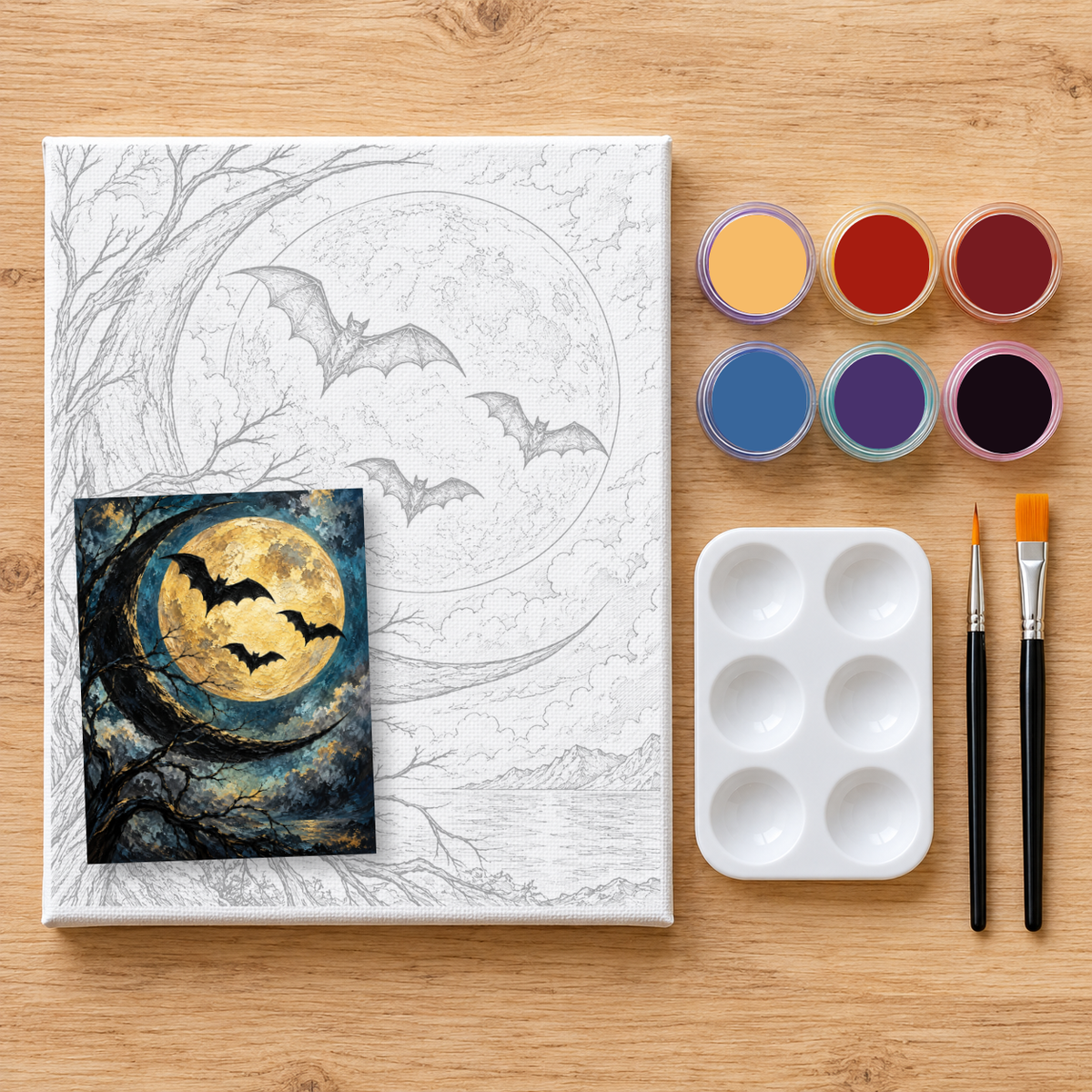 "A Lil Batty" DIY Painting Art Kit