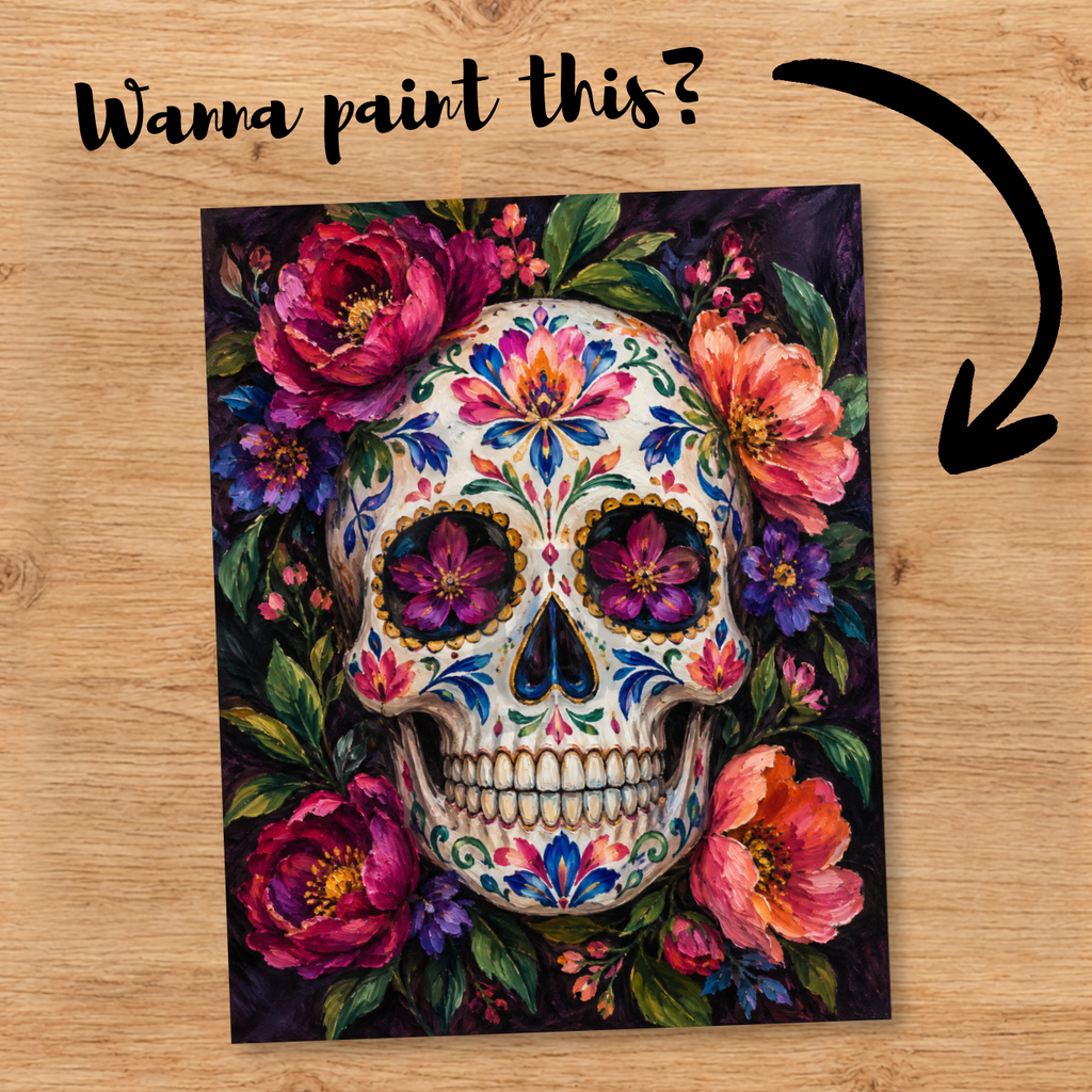 "Sugar Skull" DIY Painting Art Kit