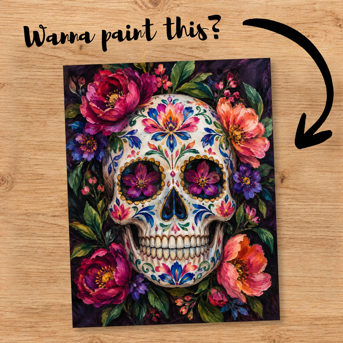 "Sugar Skull" DIY Painting Art Kit