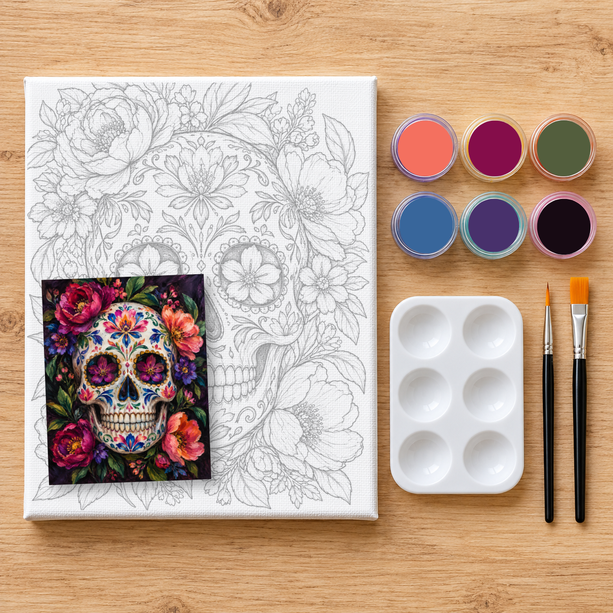 "Sugar Skull" DIY Painting Art Kit