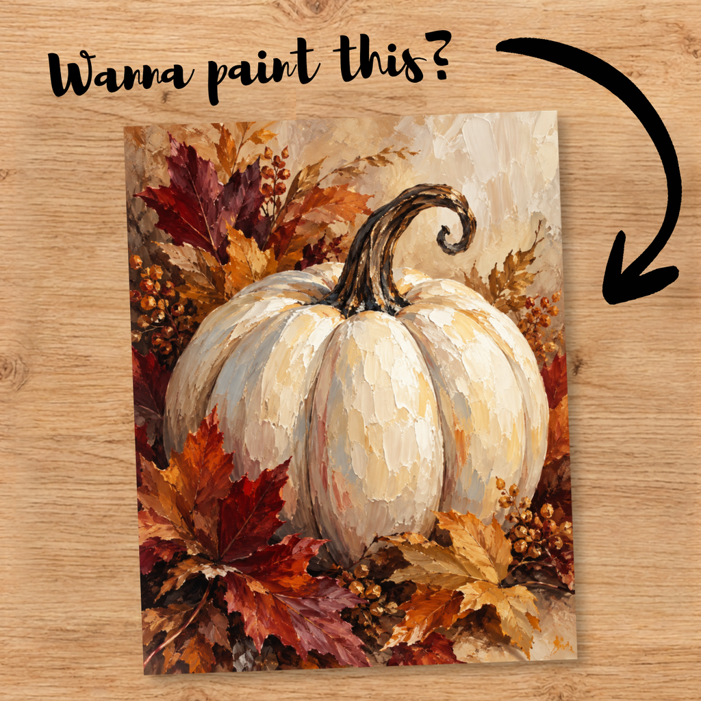 "Fall Pumpkin" DIY Painting Art Kit