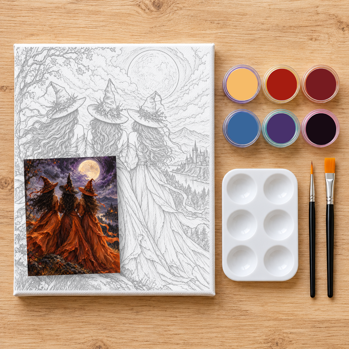"Ghouls Night" DIY Painting Art Kit