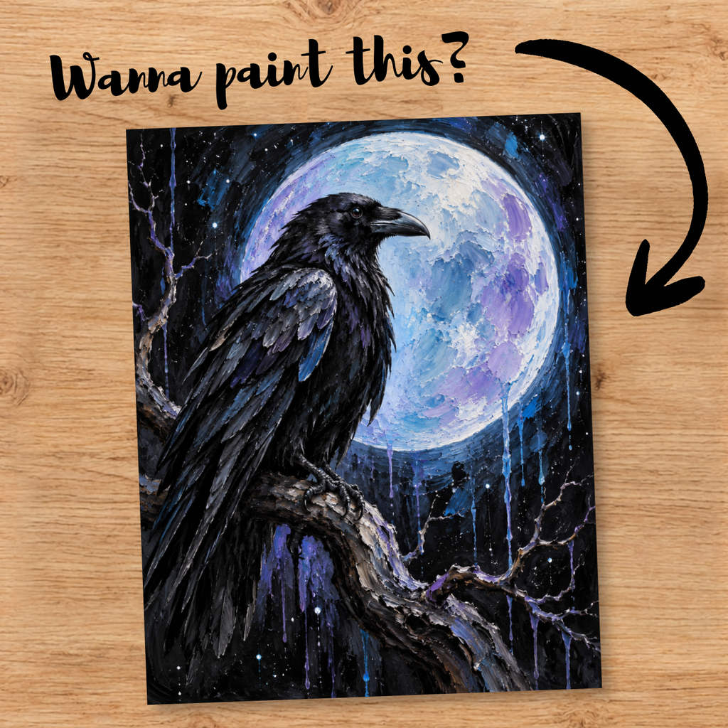 "Lone Raven" DIY Painting Art Kit