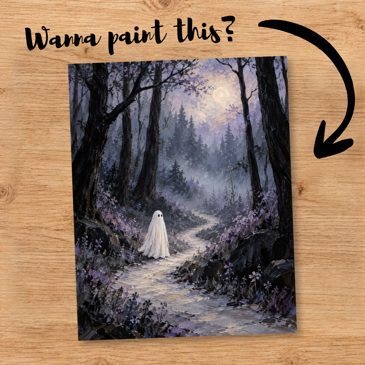 "Hey Boo" DIY Painting Art Kit