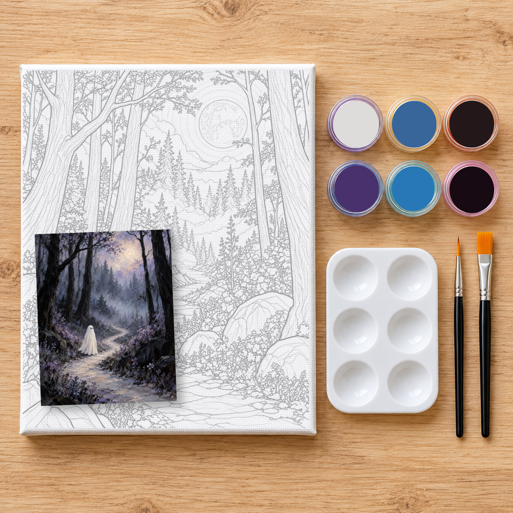 "Hey Boo" DIY Painting Art Kit