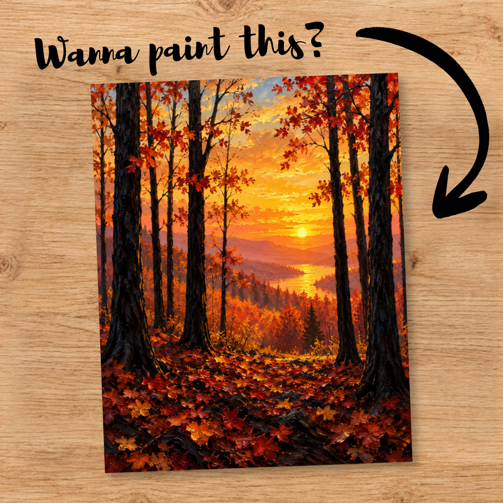 "Quiet Days" DIY Painting Art Kit
