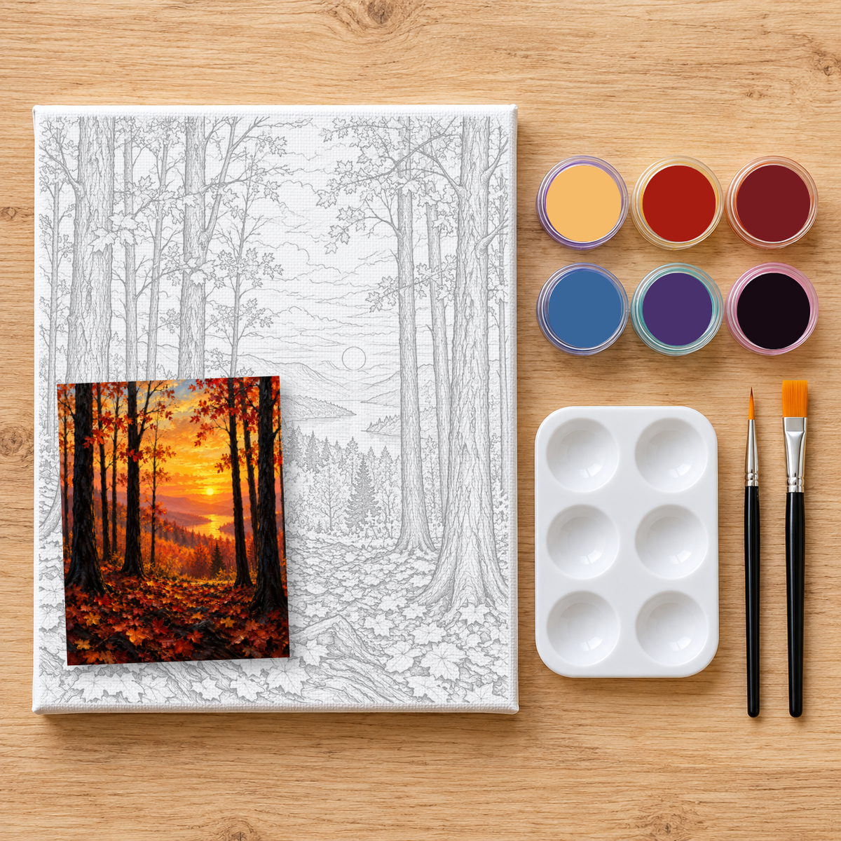 "Quiet Days" DIY Painting Art Kit