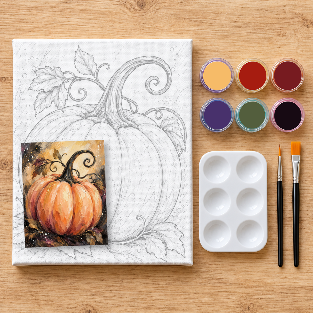 "Hey Pumpkin" DIY Painting Art Kit