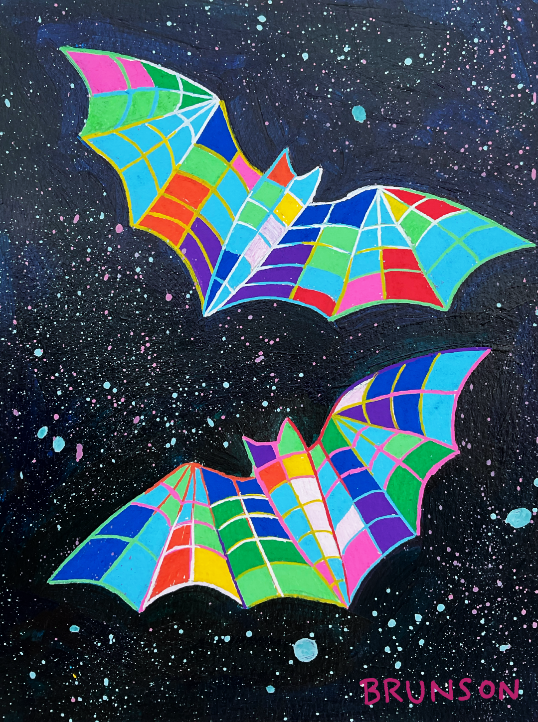 A Little Batty 6x8" Fine Art Print