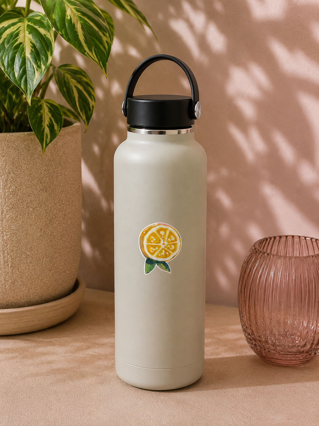 Lemon Fruit Sticker – Artist-Designed Vinyl Sticker