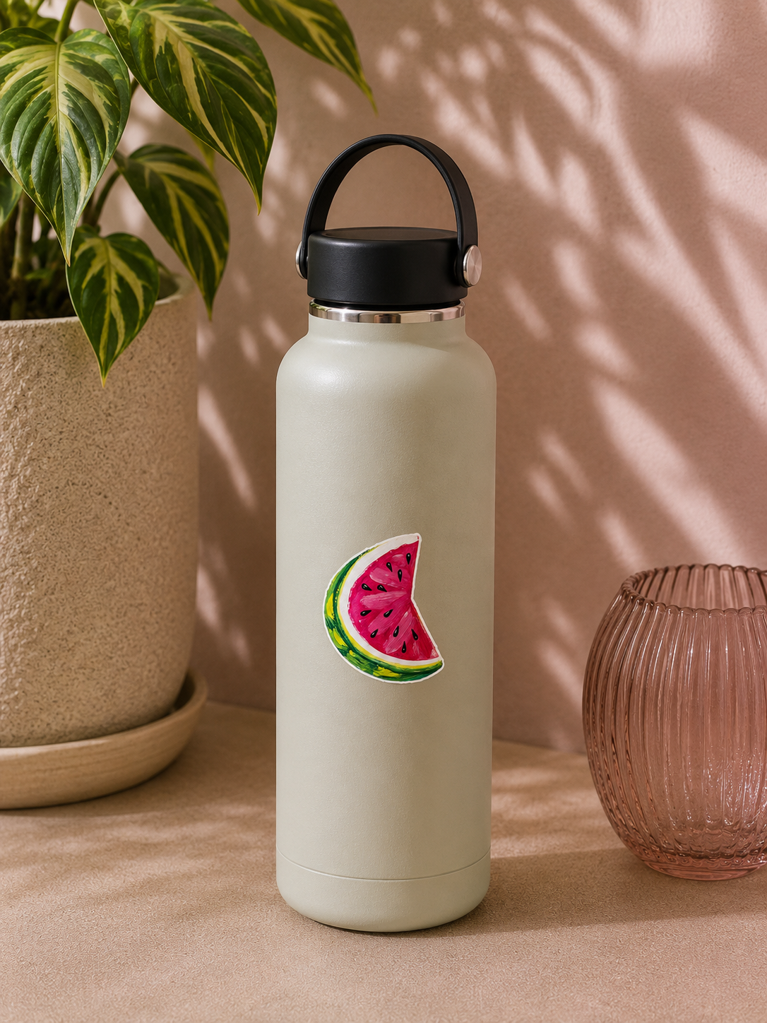 Watermelon Fruit Sticker – Artist-Designed Vinyl Sticker