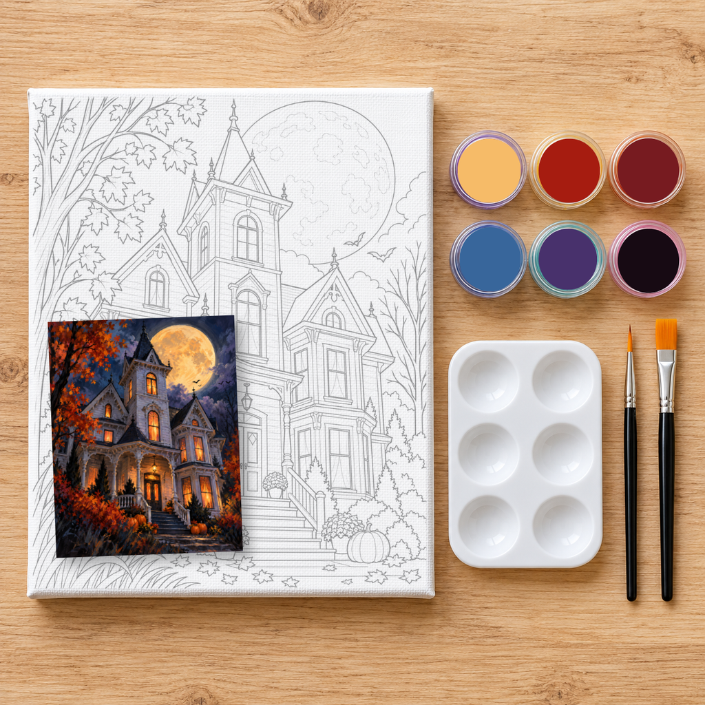"Haunted House" DIY Painting Art Kit