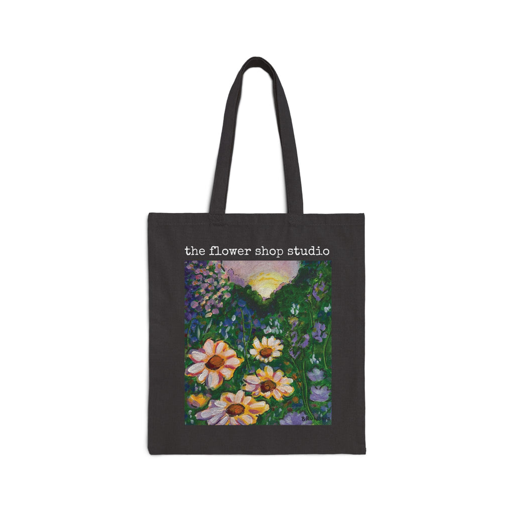 Wildflower Sunset Canvas Tote Bag