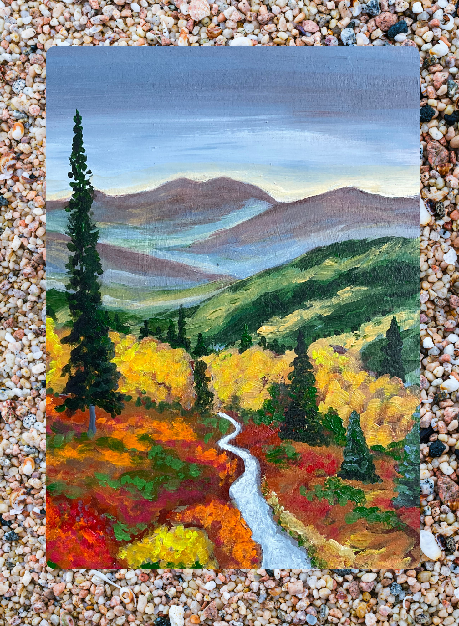 Autumn's Calling ACEO Art Print – 2.5 × 3.5 Mini Art