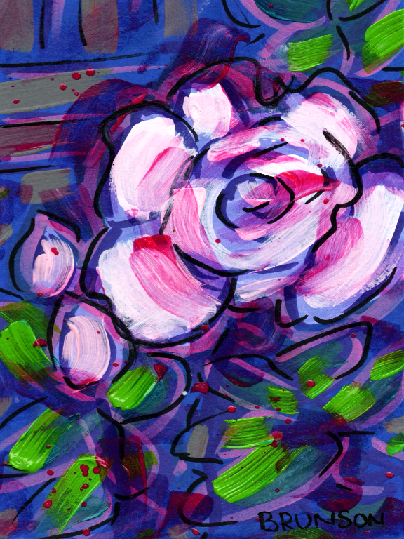 Blush Against the Blue 6x8" Fine Art Print
