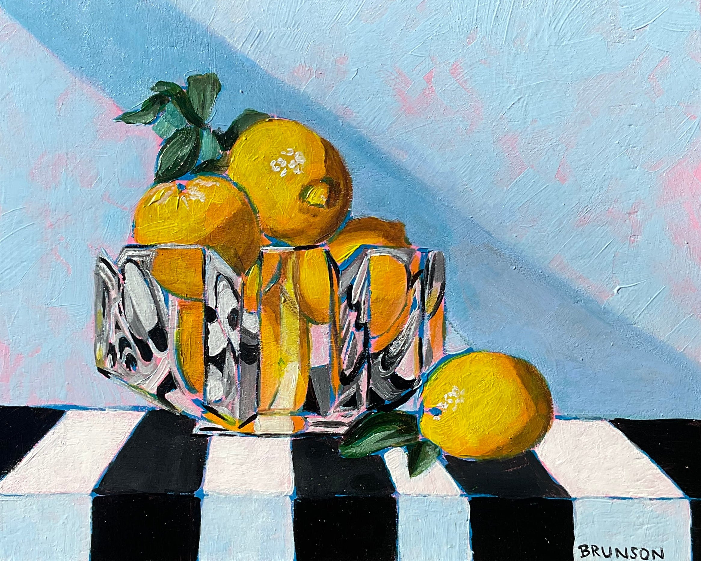 Bright Side - Original Acrylic Painting 8x10"