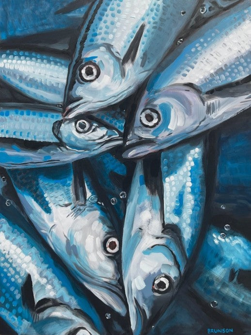 “Silver Lining” 18x24 Original Acrylic