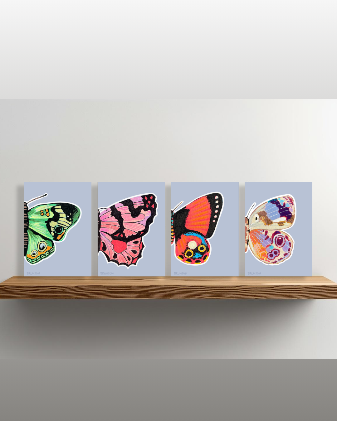 Eunica Amelia Butterfly Greeting Card - 5x7 – Wholesale Pack of 12