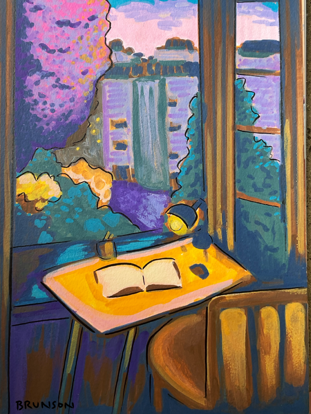 Study Time 8x10" Fine Art Print