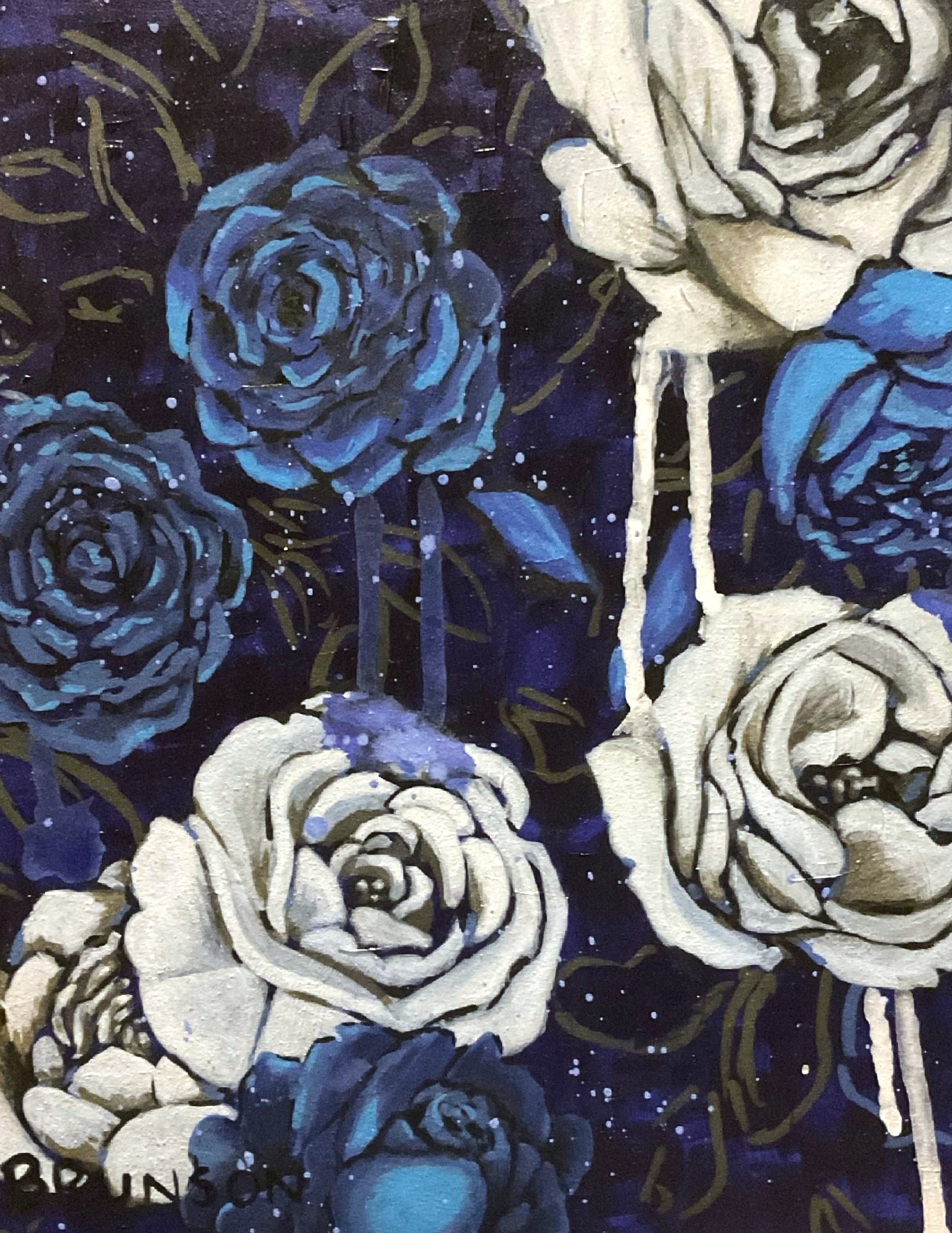 Faded Flora - Original Painting 8x10"