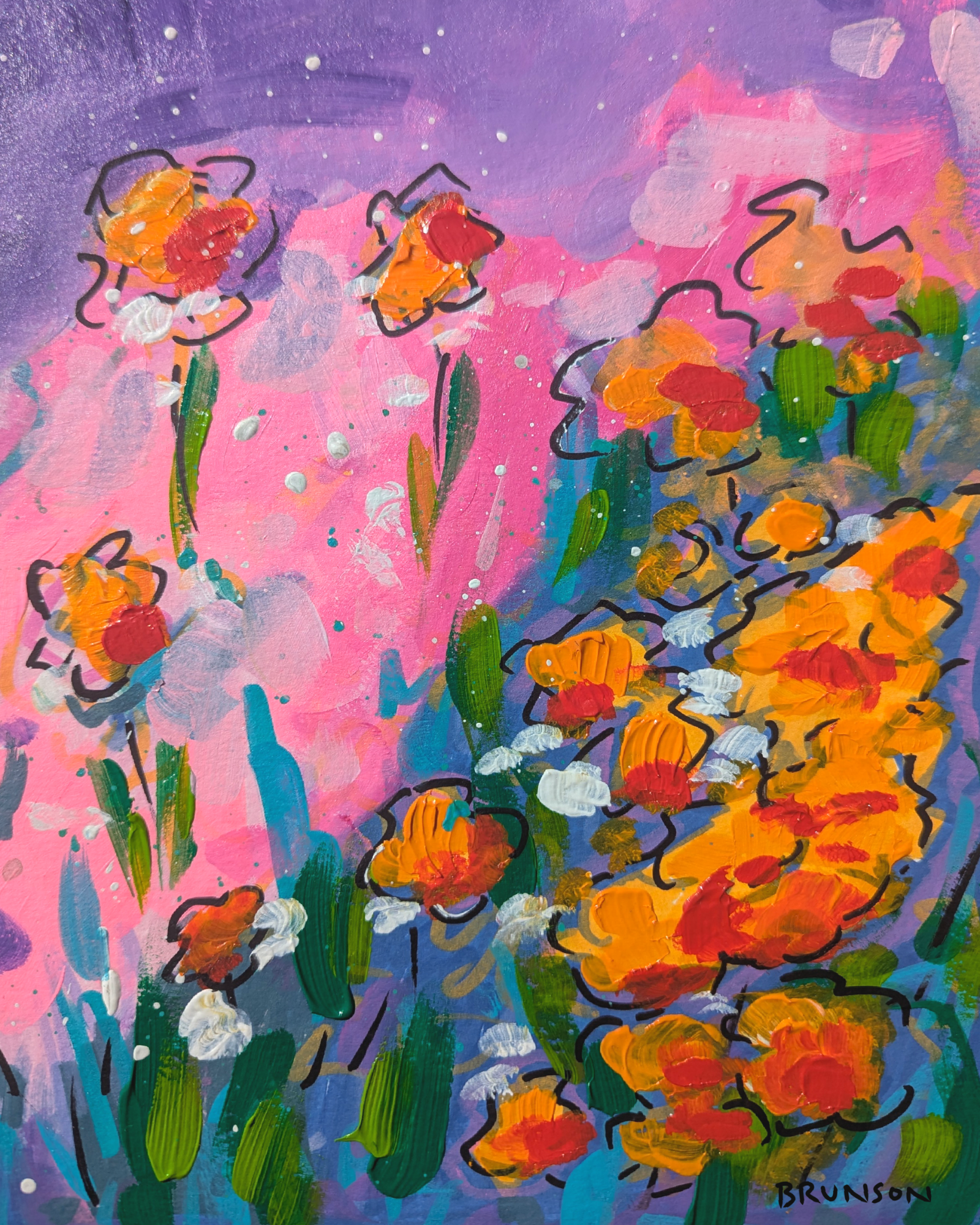 Fire in Twilight 8x10" Fine Art Print