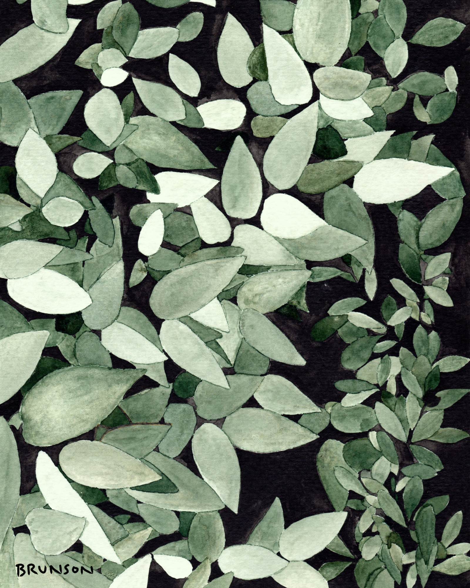 Emerald Photopsia 8x10" Fine Art Print