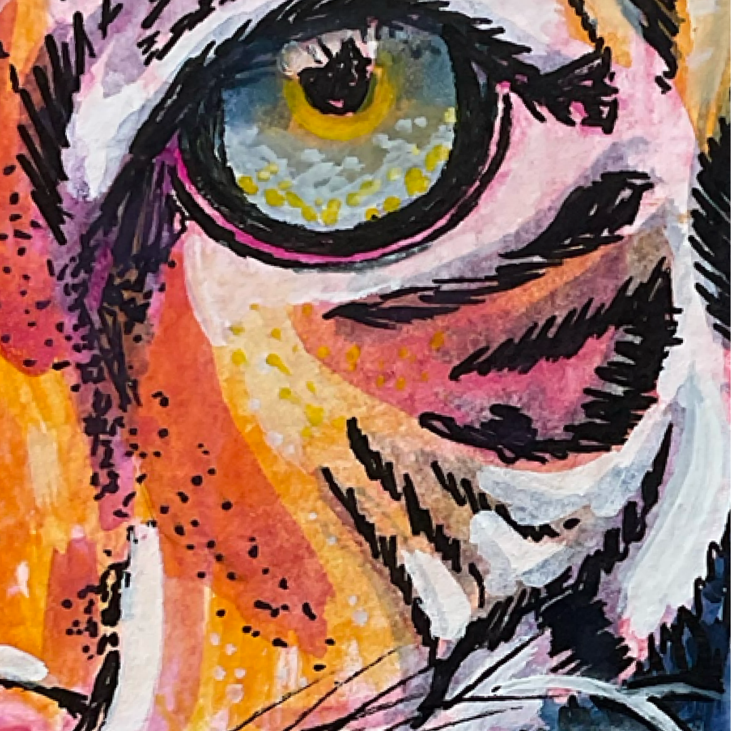 Big Cat #3 Greeting Card - 5x7 – Wholesale Pack of 12