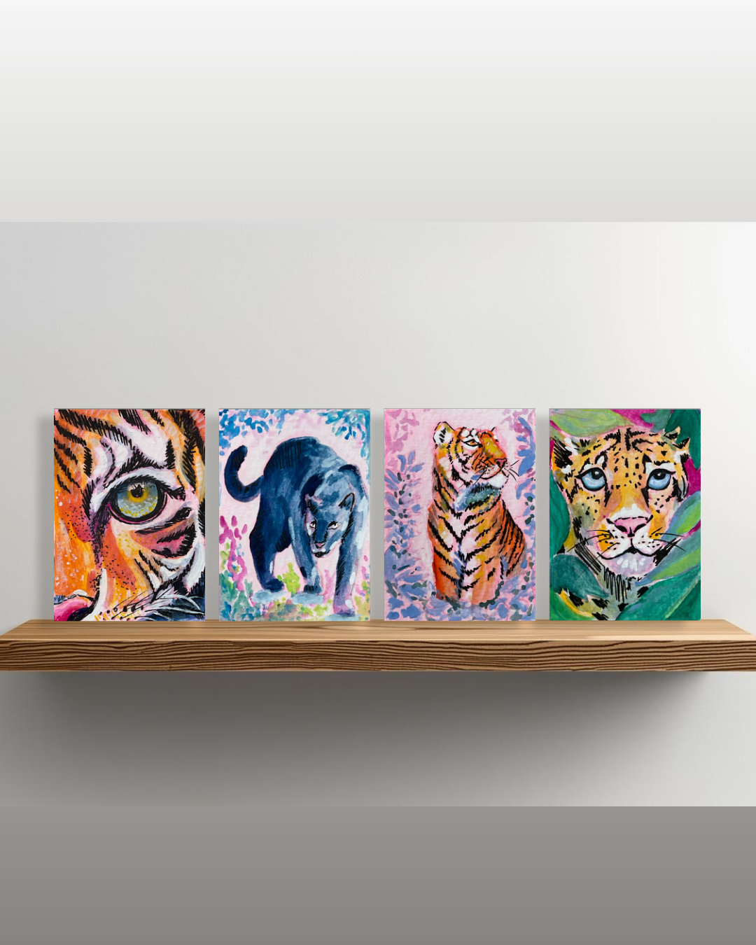 Big Cat #3 Greeting Card - 5x7 – Wholesale Pack of 12