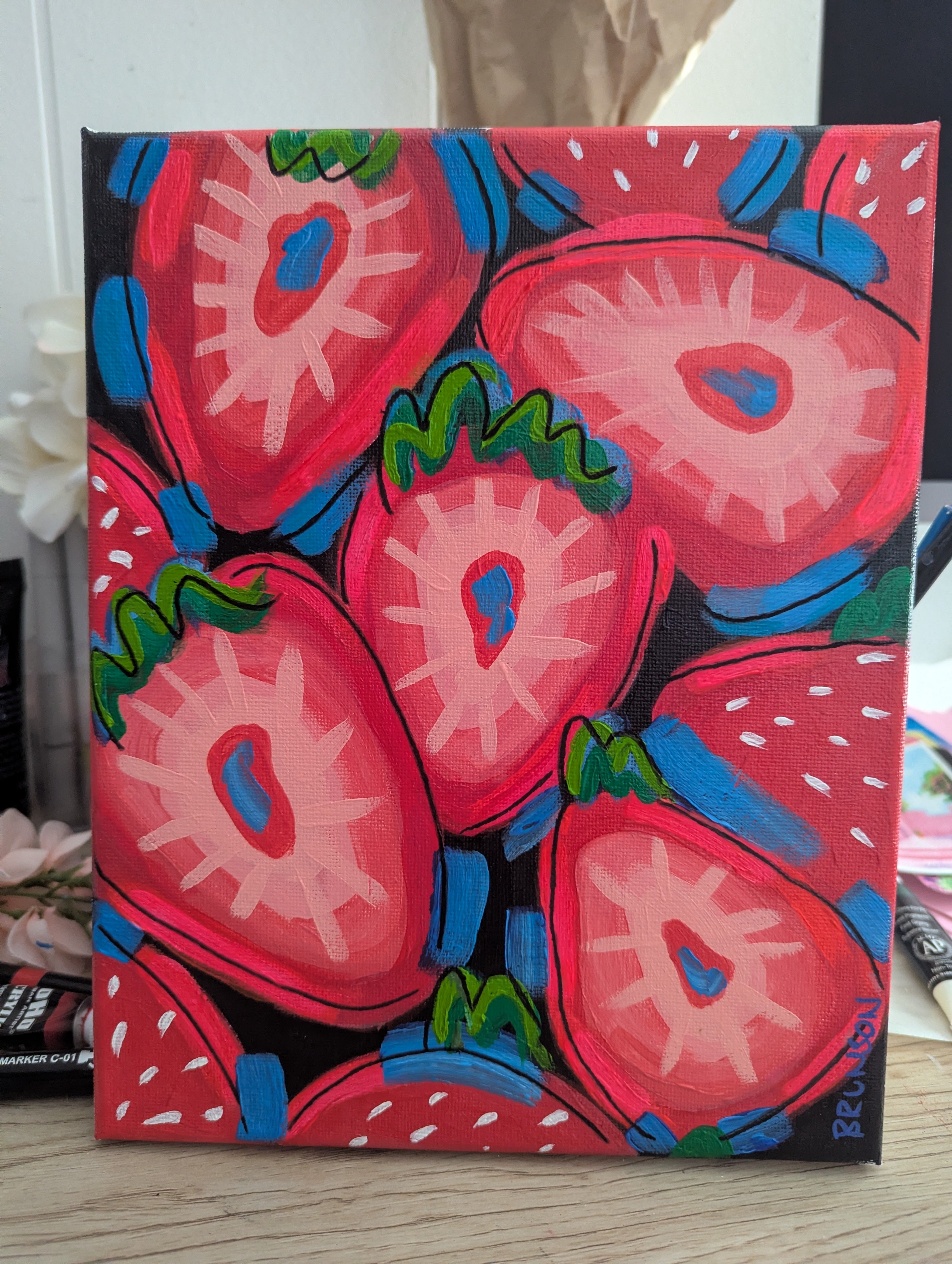 8x10 Custom Painting Commission - Balance