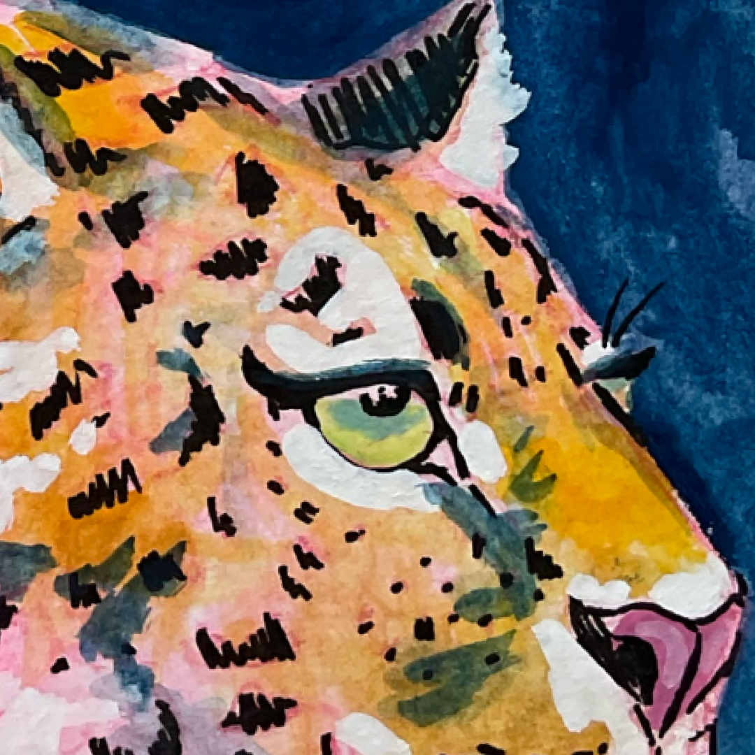 Big Cat #7 Greeting Card - 5x7 – Wholesale Pack of 12