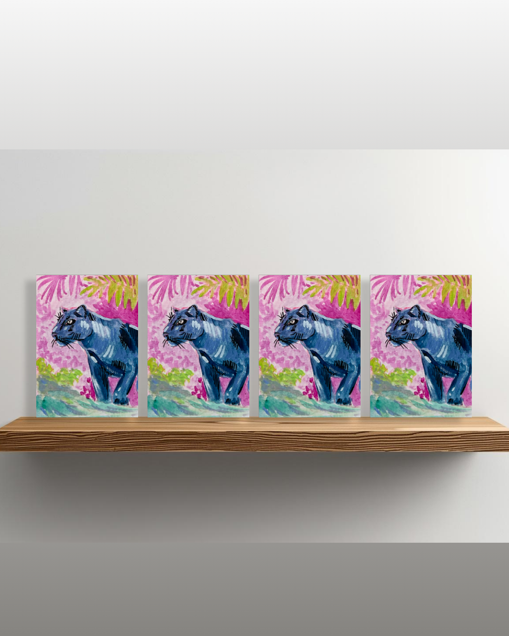 Big Cat #10 Greeting Card - 5x7 – Wholesale Pack of 12