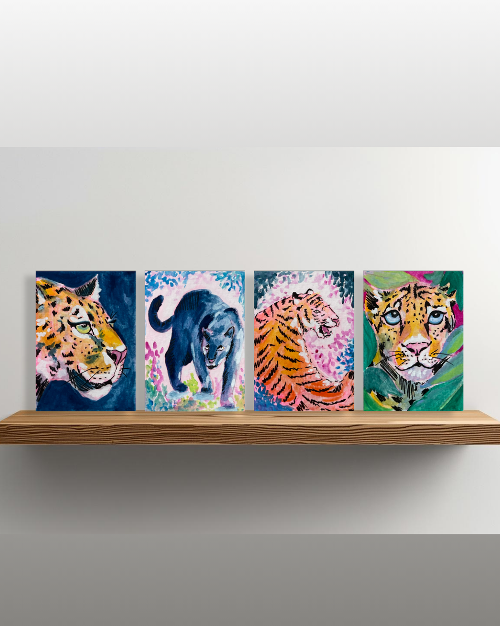 Big Cat #9 Greeting Card - 5x7 – Wholesale Pack of 12