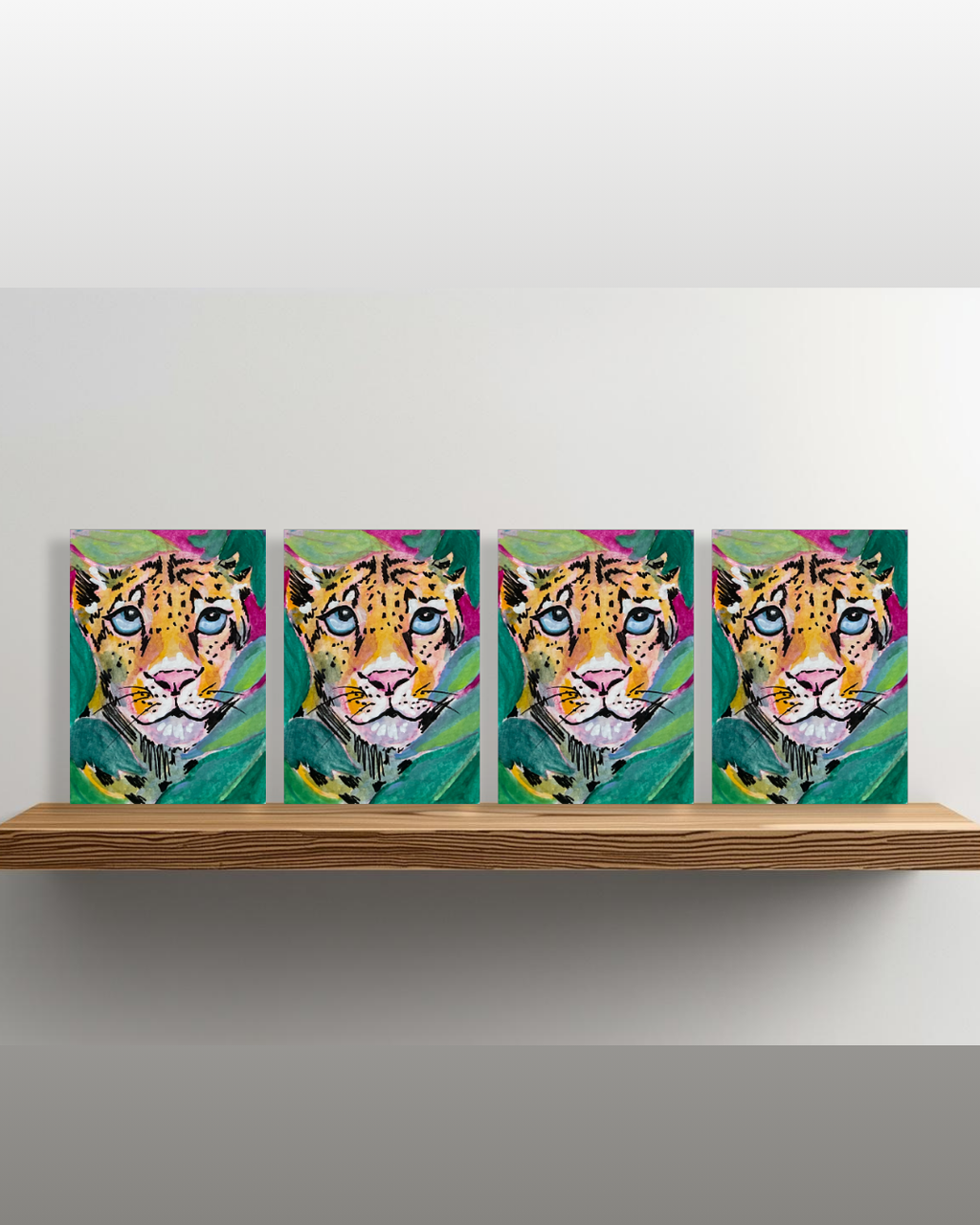 Big Cat #9 Greeting Card - 5x7 – Wholesale Pack of 12