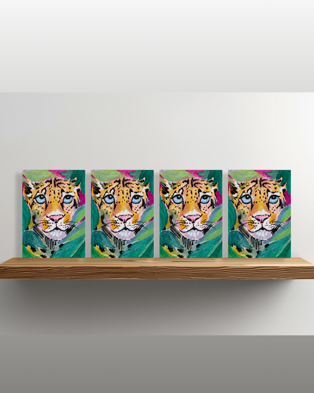Big Cat #9 Greeting Card - 5x7 – Wholesale Pack of 12