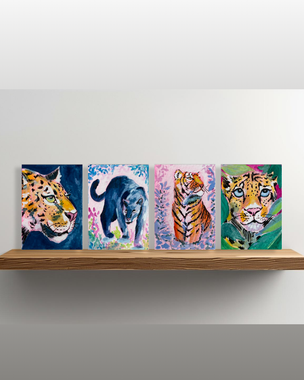 Big Cat #7 Greeting Card - 5x7 – Wholesale Pack of 12