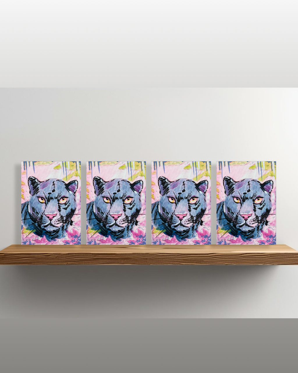 Big Cat #1 Greeting Card - 5x7 – Wholesale Pack of 12