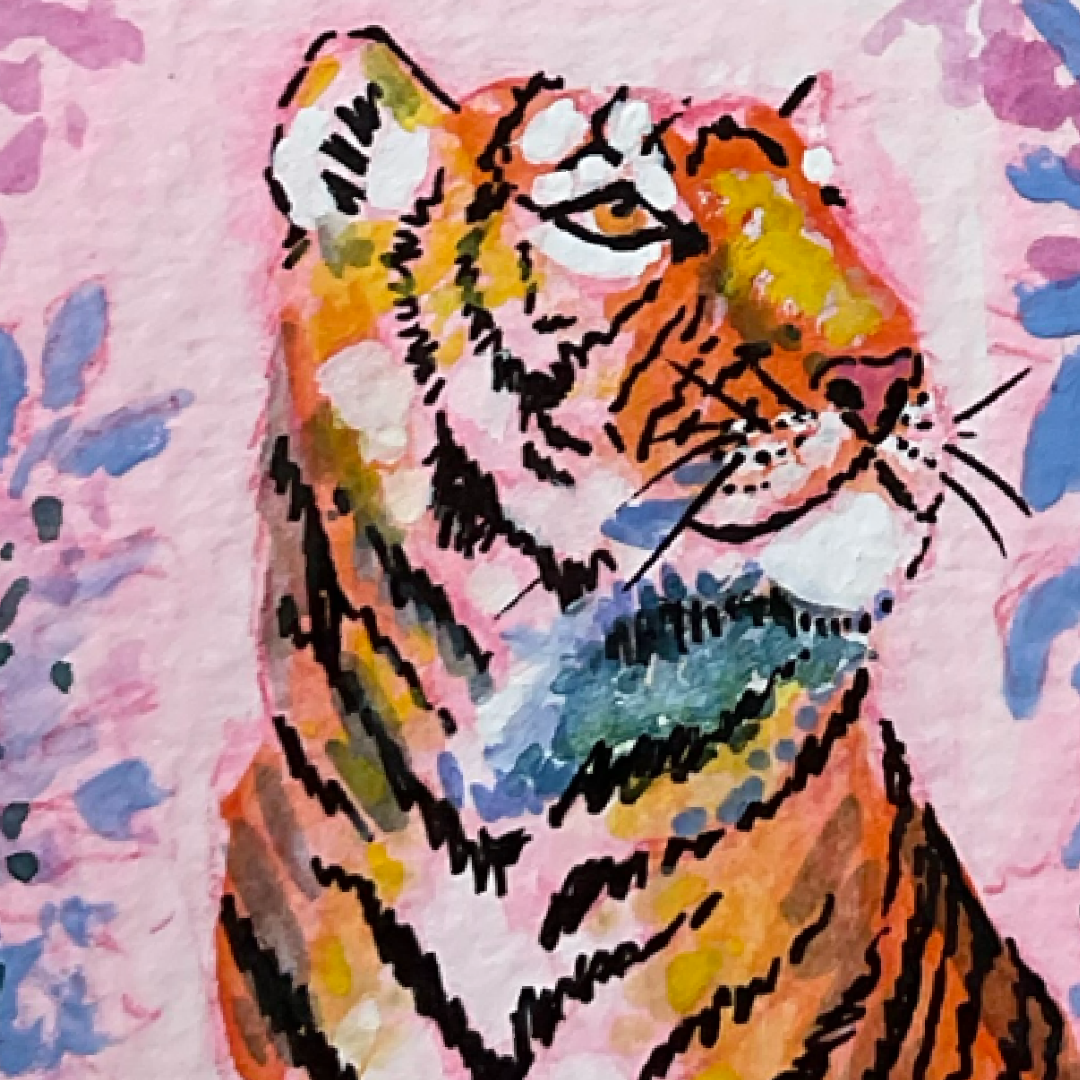Big Cat #6 Greeting Card - 5x7 – Wholesale Pack of 12