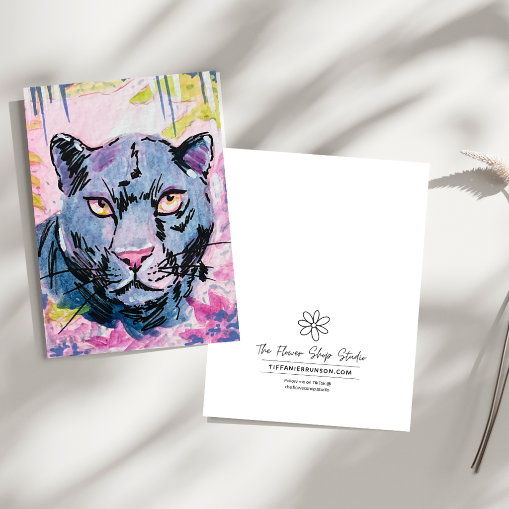Big Cat #1 Greeting Card - 5x7 – Wholesale Pack of 12