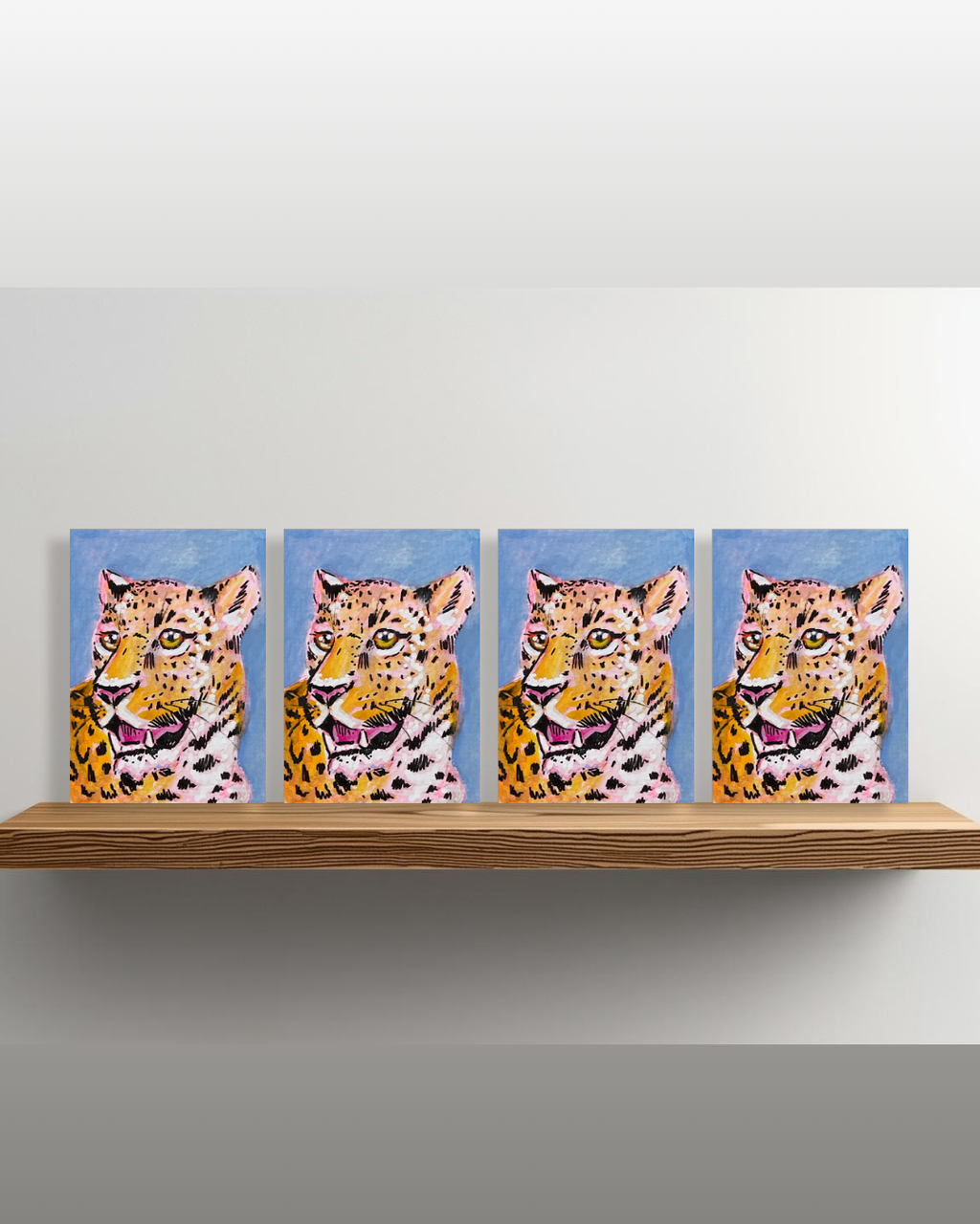 Big Cat #5 Greeting Card - 5x7 – Wholesale Pack of 12